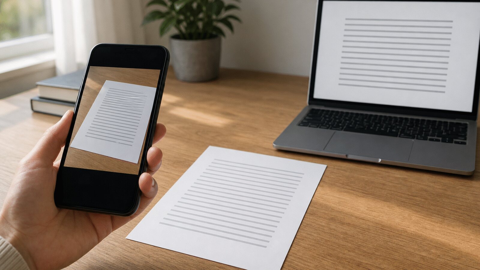 How to turn a phone photo into a PDF on iPhone or Android