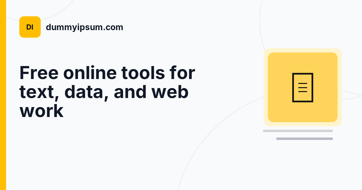 Dummy Ipsum